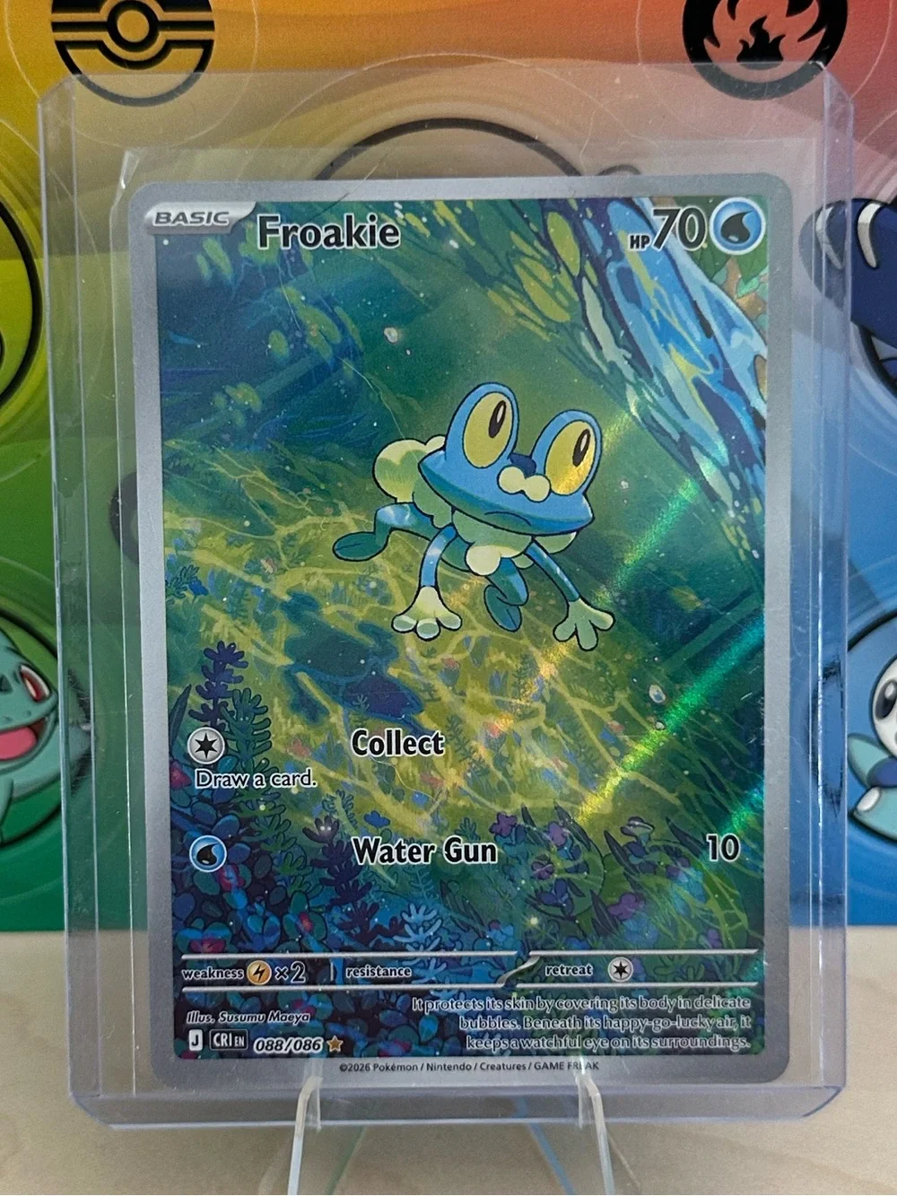 Pokémon TCG Froakie - 088/086 - ME04: Chaos Rising (CRI) Mint/NM